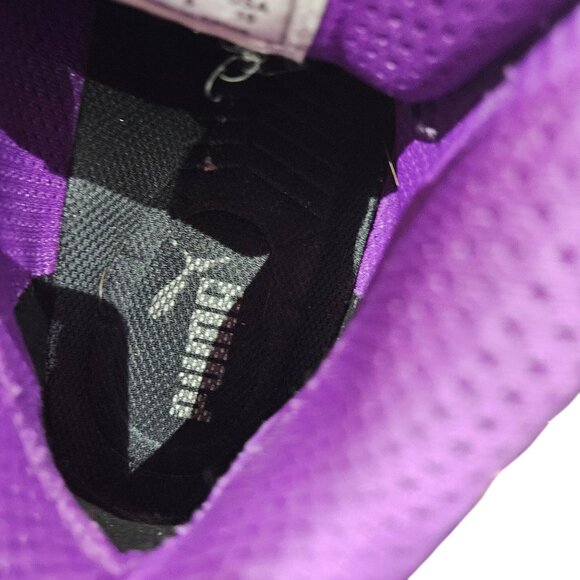 Puma Safety Work Shoes Black & Purple Size 9.5 - Picture 9 of 10
